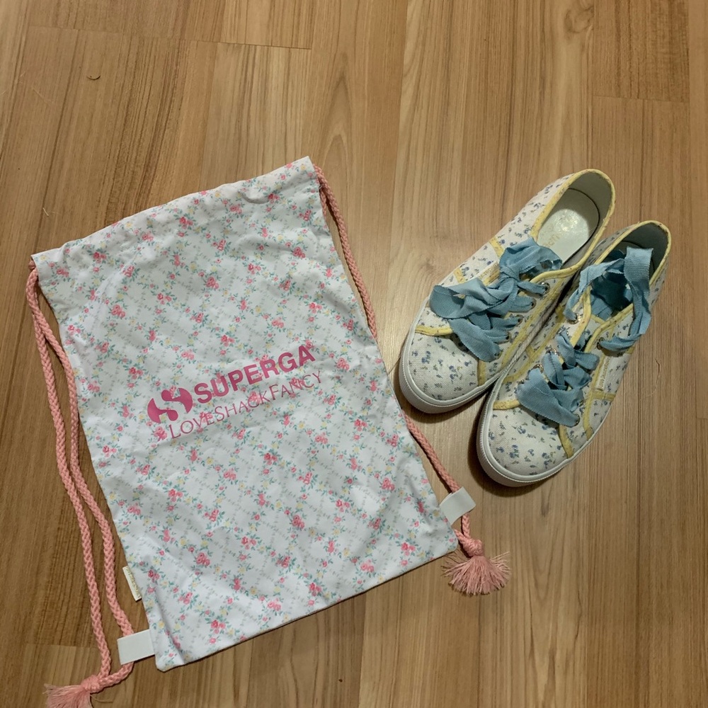 superga x loveshackfancy sneakers